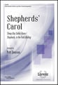 Shepherd's Carol SATB choral sheet music cover